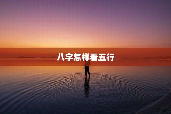 八字怎样看五行
