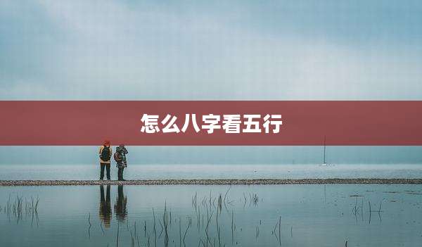 怎么八字看五行
