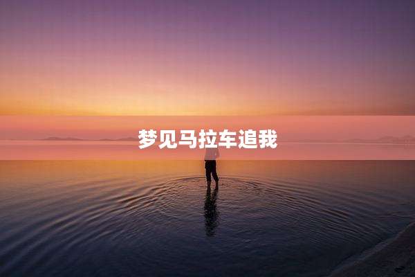 梦见马拉车追我