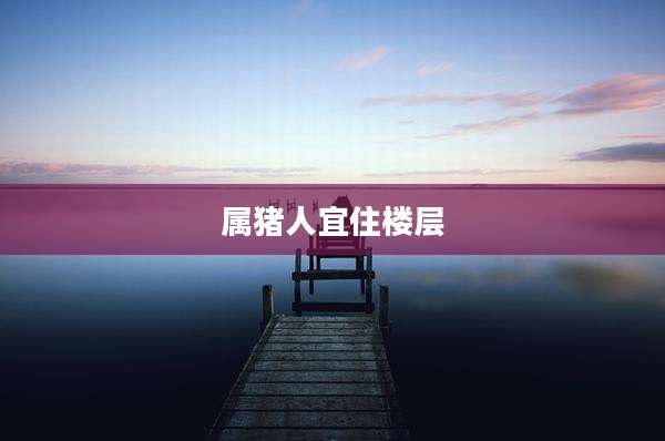 属猪人宜住楼层