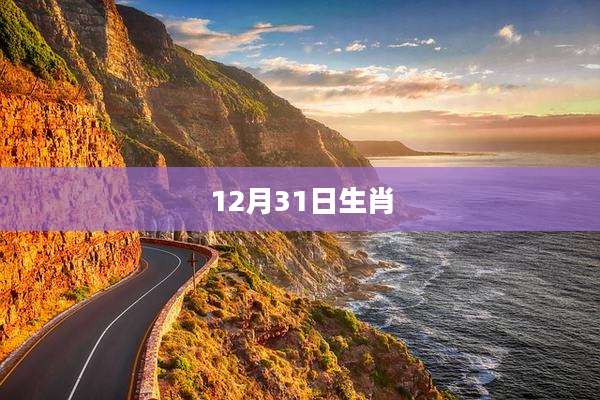 12月31日生肖