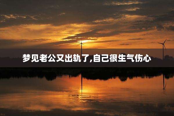 梦见老公又出轨了,自己很生气伤心