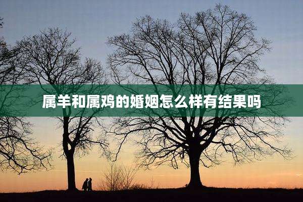 属羊和属鸡的婚姻怎么样有结果吗
