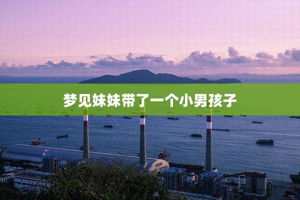 梦见妹妹带了一个小男孩子