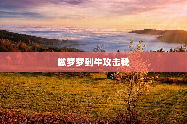 做梦梦到牛攻击我