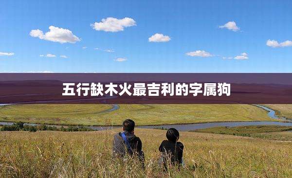 五行缺木火最吉利的字属狗