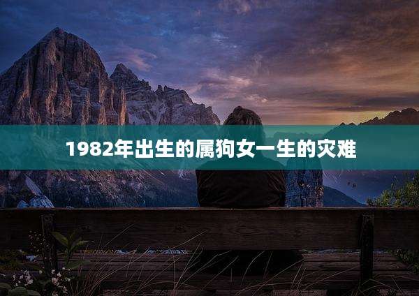 1982年出生的属狗女一生的灾难