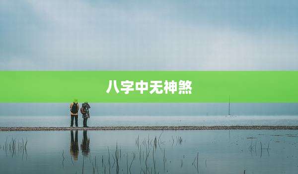 八字中无神煞