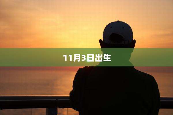 11月3日出生