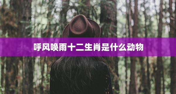 呼风唤雨十二生肖是什么动物