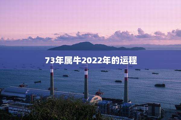 73年属牛2022年的运程