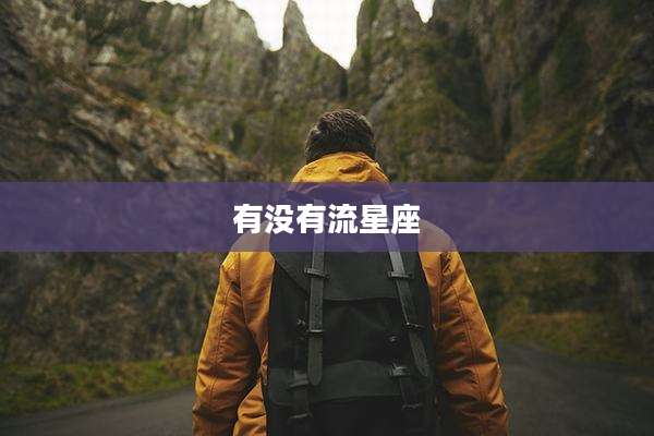 有没有流星座