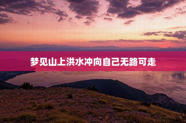 梦见山上洪水冲向自己无路可走