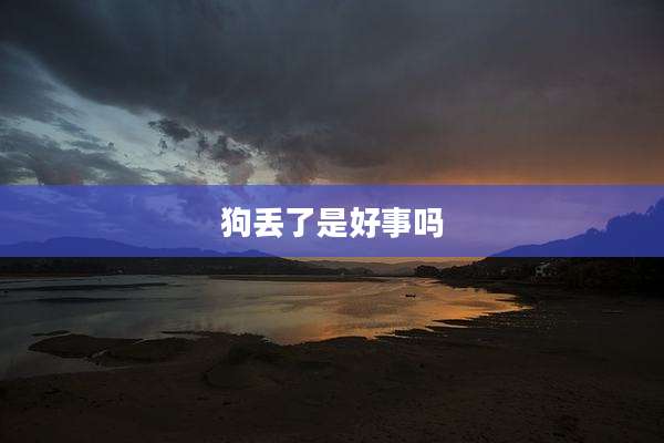 狗丢了是好事吗