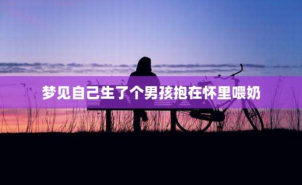 梦见自己生了个男孩抱在怀里喂奶
