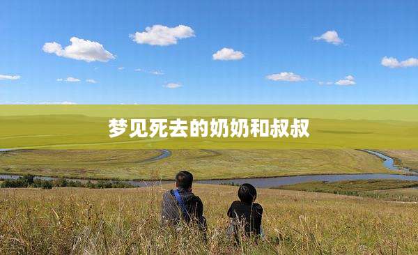 梦见死去的奶奶和叔叔