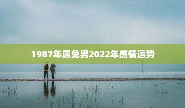 1987年属兔男2022年感情运势