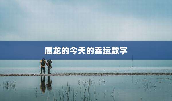 属龙的今天的幸运数字