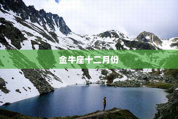 金牛座十二月份