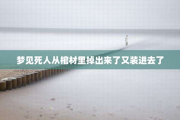 梦见死人从棺材里掉出来了又装进去了