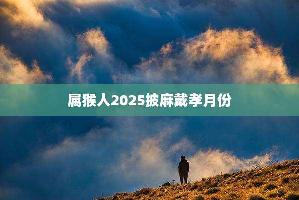 属猴人2025披麻戴孝月份