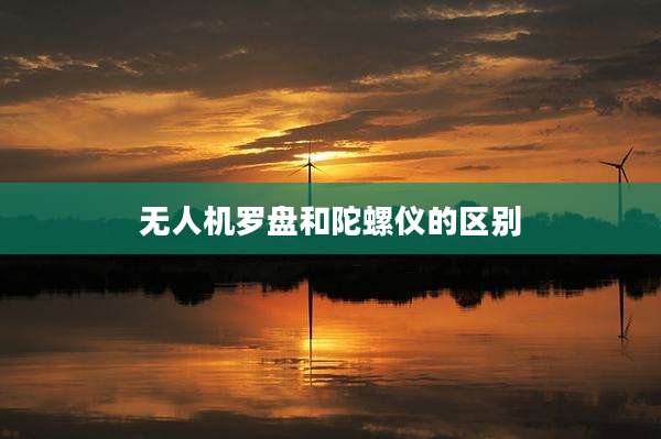 无人机罗盘和陀螺仪的区别
