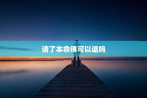 请了本命佛可以退吗