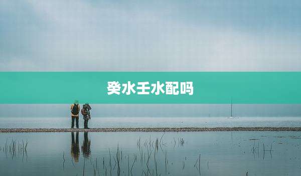 癸水壬水配吗