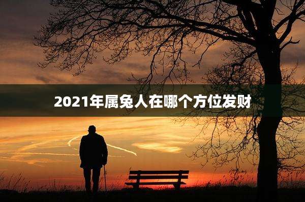 2021年属兔人在哪个方位发财