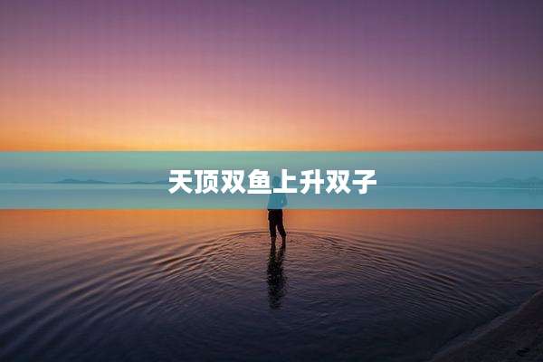 天顶双鱼上升双子