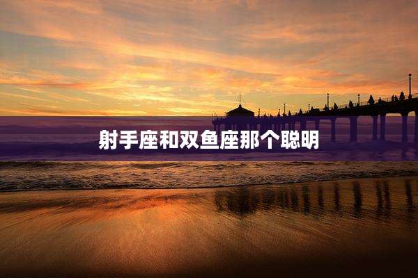 射手座和双鱼座那个聪明