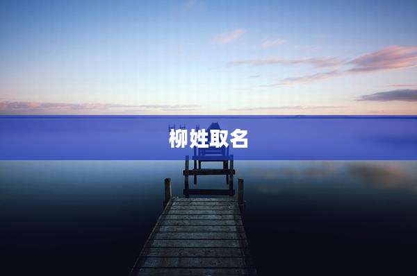 柳姓取名