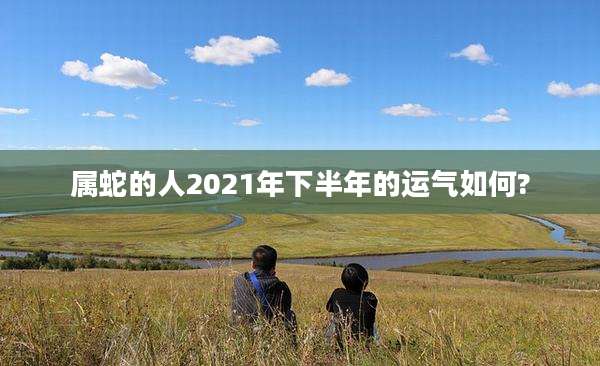属蛇的人2021年下半年的运气如何?