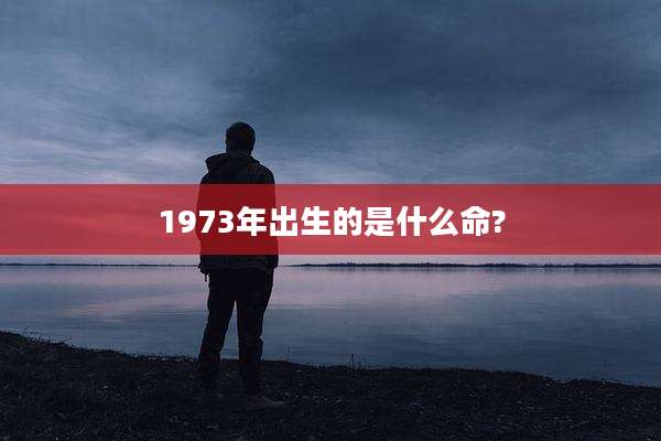 1973年出生的是什么命?