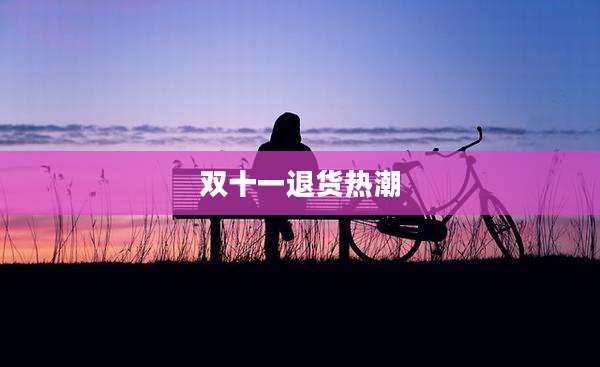 双十一退货热潮