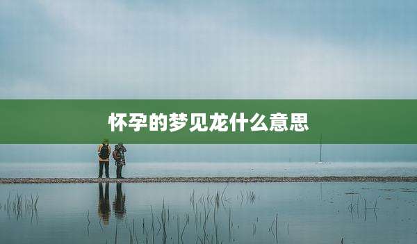 怀孕的梦见龙什么意思
