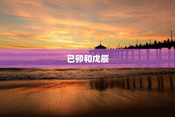 已卯和戊辰