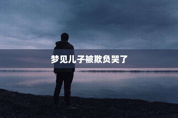梦见儿子被欺负哭了