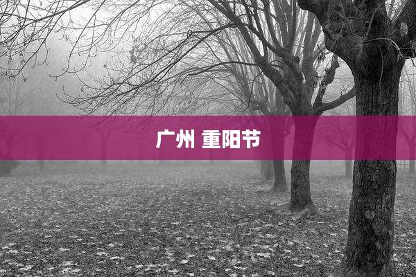 广州 重阳节