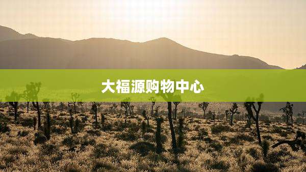 大福源购物中心