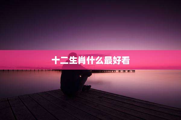 十二生肖什么最好看