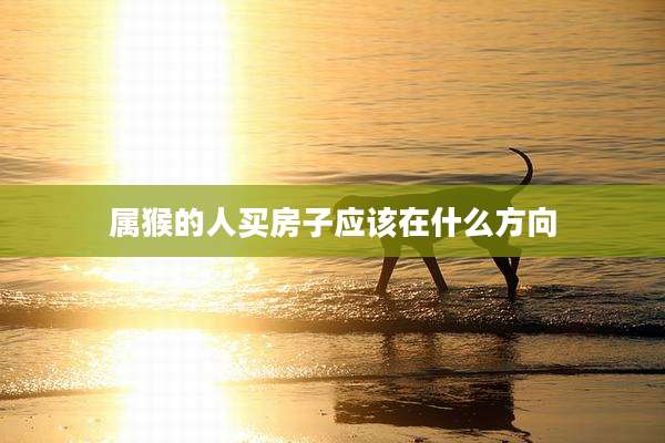 属猴的人买房子应该在什么方向