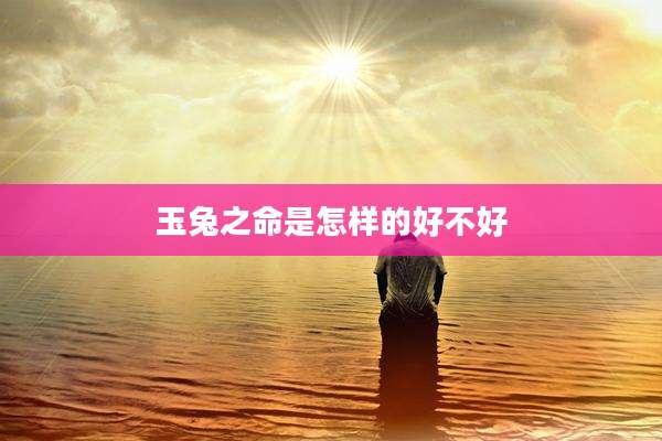 玉兔之命是怎样的好不好