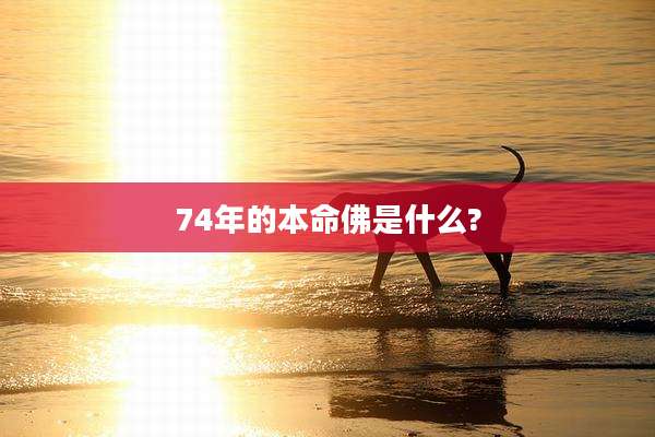 74年的本命佛是什么?