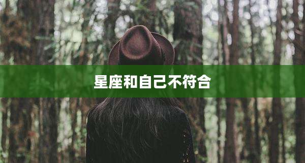 星座和自己不符合