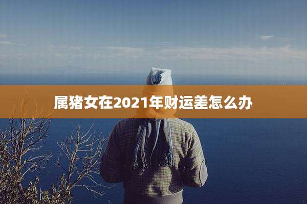 属猪女在2021年财运差怎么办