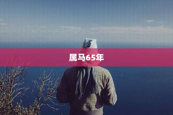 属马65年