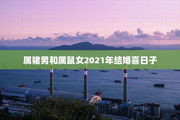 属猪男和属鼠女2021年结婚喜日子