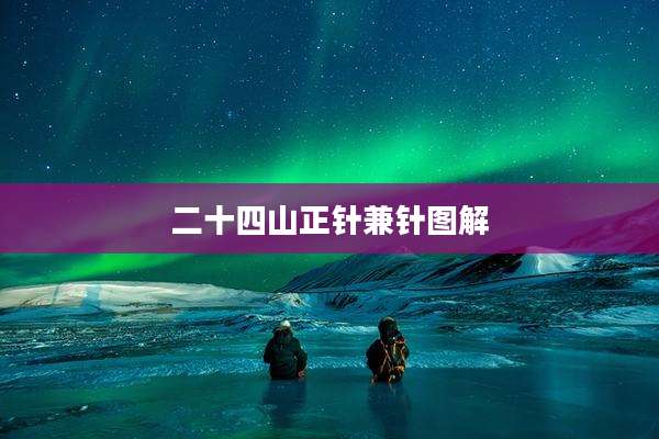 二十四山正针兼针图解