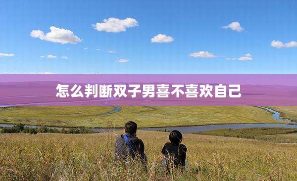 怎么判断双子男喜不喜欢自己